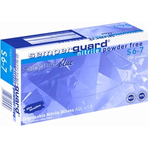 Sempermed Нитрилни ръкавици semperguard® sapphire | Без латекс (30000068)