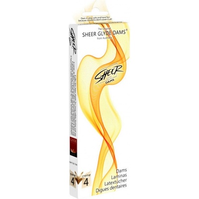 Glyde Dams Creme/Vanilla 4 ks