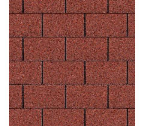 Shinglas Rock Trio Rectangular červená 3 m²