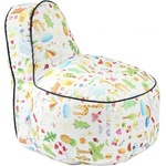 Pufrelax Пуф стол, 200л. , OK Junior, A Colourful World, Водоустойчив, Перящ се калъф, Пълнеж от Полистиролни перли, принт