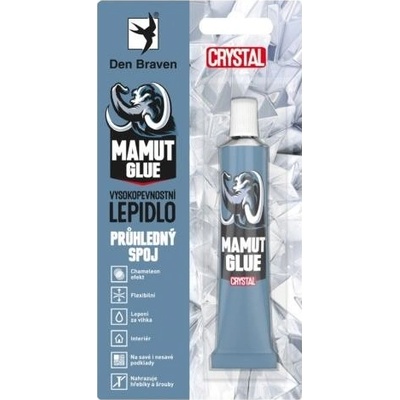 Den Braven MAMUT GLUE CRYSTAL transparentní lepidlo mini 25 ml