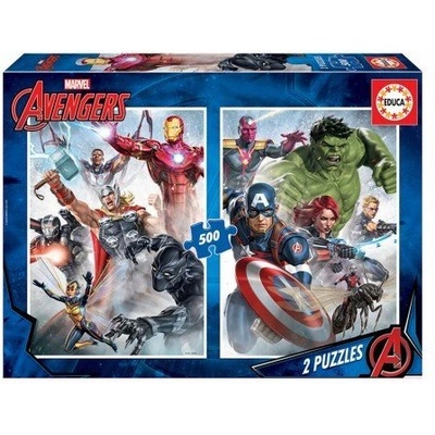 Educa - Детски пъзел Marvel Avengers 2х500ч 17994