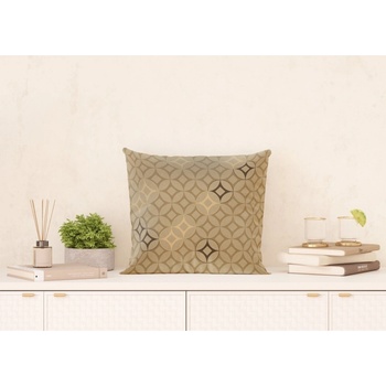 AG Art Vankúš Abstrakcia hnedá 45x45