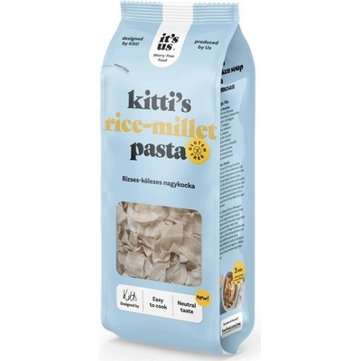 It´s us Kittis Bezlepkové rýžovo prosové těstoviny velké kostky 200 g