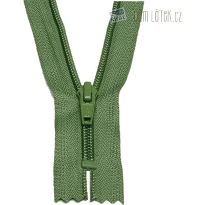 YKK Zips špirálový nedelitelný olivový 12 cm