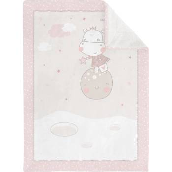 Image 1 of KikkaBoo Супер меко бебешко одеяло с шерпа 110/140 см Hippo Dreams (31103020136)