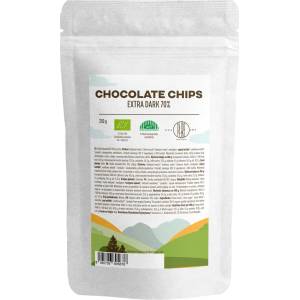 BrainMax Pure Pure® Dark Chocolate 70% Chips, парченца черен шоколад, BIO, 250 g