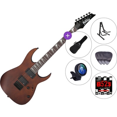 Ibanez GRG121DX-WNF SET 3 Walnut Flat Електрическа китара