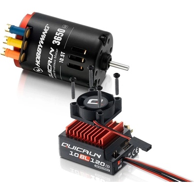 HOBBYWING car Combo QuicRun10BL120 SD G2 QR3650SD 10.5t G2