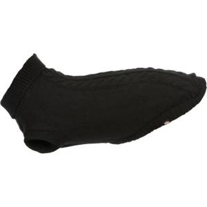 TRIXIE Jersey Kenton S-M - Модерен пуловер за кучета, 40 см. - черен
