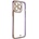 HQWear Дизайнерски кейс за iPhone 12 Pro Gold, с гел рамка, лилав (9145576252055)