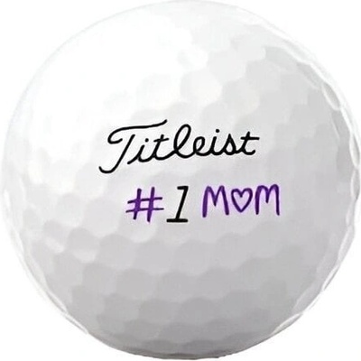 Titleist Pro V1 Mothers Day bílé 6 ks