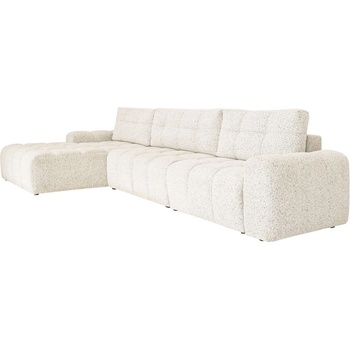 Miuform Кремав разтегателен модулен ъглов диван с място за съхранение (ляв ъгъл) Lulu - Miuform (2225PE03)