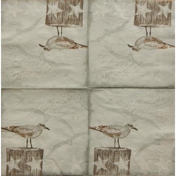 Ambiente obrúsky Racek a razítko 33x33cm