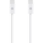 OBALME Кабел с бързо зареждане за устройства с USB-C порт - OBALME Long Run USB-C to USB-C Cable 60W (100 см) (бял) (OM60CC1W)