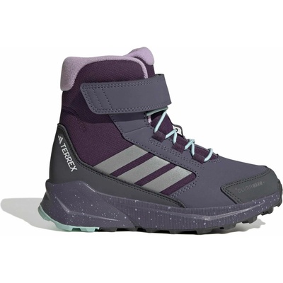 adidas Terrex Детски зимни ботуши adidas Terrex Kid's Terrex Trailmaker 2 High Climawarm+ Winter boots - Aurora Plum / Matte Silver / Semi Flash Aqua - размер 29 (EU) (702-4909-0213)