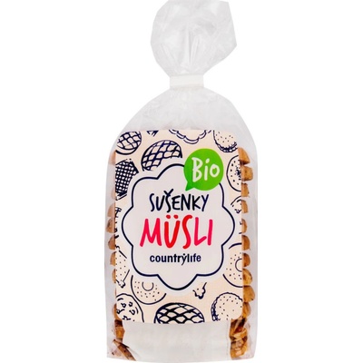 Country Life Bio Sušenky müsli 250 g