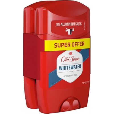 Old Spice Whitewater deostick 2 x 50 ml dárková sada – Zboží Dáma