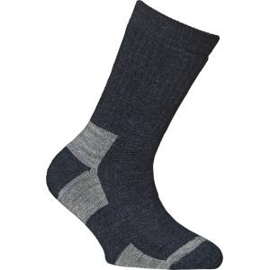 Alpacasocks&Co Детски спортни чорапи Alpacasocks&Co Merino Kids Sports socks - Blu / Argento - размер 31-34 (EU) (201-7549-0111)