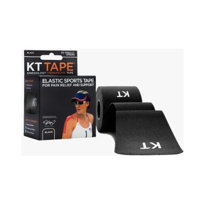 KT Tape Original Cotton Precut černá 5 cm x 25 cm