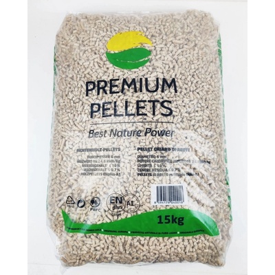 OBI Premium Pellets topné smrkové pelety Enplus A1 pr. 6 mm 15 kg – Zboží Dáma