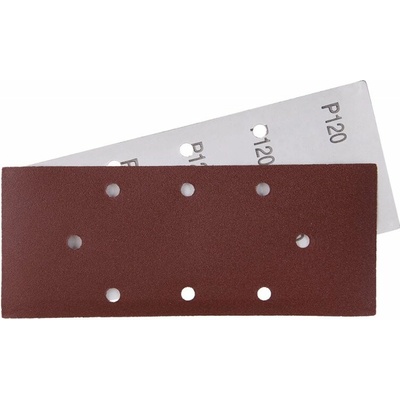 papier brúsny 93x230 P120, 8 otvorov 5ks / výsek