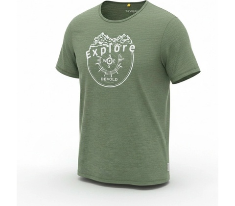 Devold Active Explore Tee Man zelená