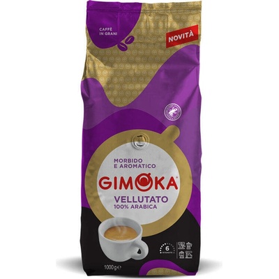 Gimoka Vellutato 100% Arabica кафе на зърна - 1 KG (1011623)