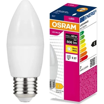 OSRAM LED ЛАМПА VALUE CLB60 806lm/827 E27 LEDVANCE (LEDVANCE 4099854545184)