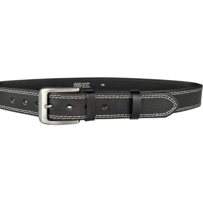 Penny Belts kožený opasek 02-2-60 černý