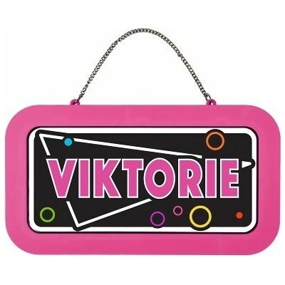 ALBI Neonová cedulka se jménem - Viktorie