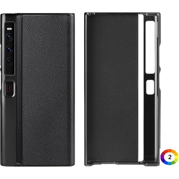 Image 1 of Huawei Mate Xs 2 Litchi Texture Wallet Кожен Калъф и Протектор