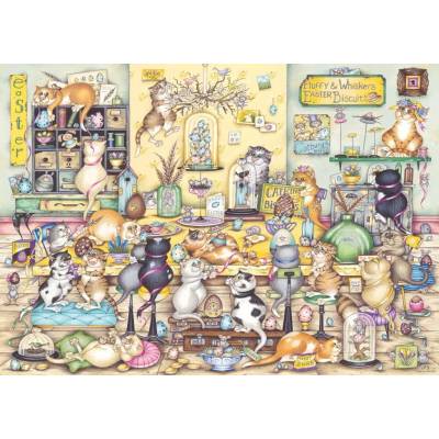Ravensburger Vintage č. 20 Crazy Cats Velikonoční vajíčkobraní 1000 dielov
