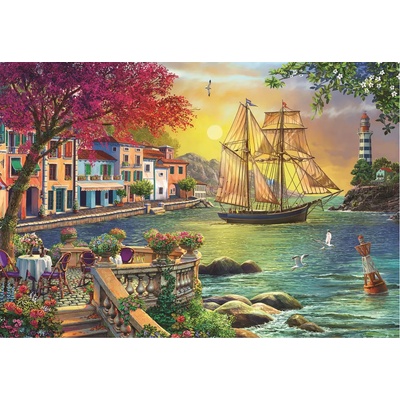 Anatolian - Puzzle Beatiful sunset in the town - 2 000 piese