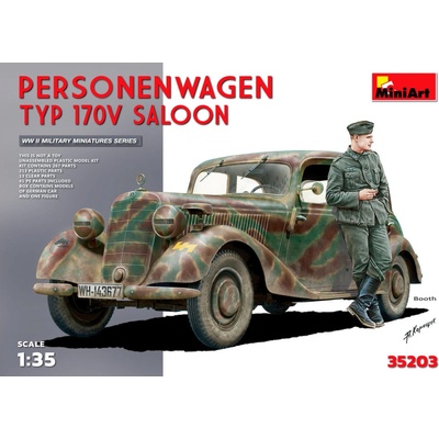 MiniArt Personenwagen Typ 170V Saloon w/ Figure 1:35