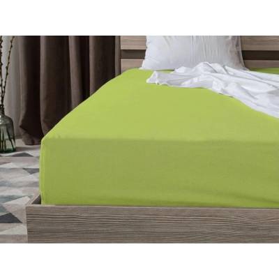 Textilomanie Jersey plachta basic svetlozelená 90x200