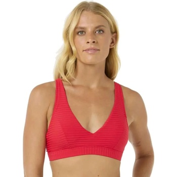 Rip Curl Premium Surf D-DD Deep V bikini top - Red (Hibiscus Red)