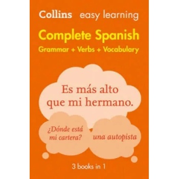 Easy Learning Spanish Complete Grammar, Verbs and Vocabulary