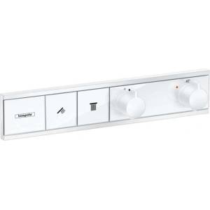 Hansgrohe RainSelect - Вградена батерия за 2 уреда, матово бяла 15380700 (15380700)
