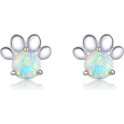 P&J Jewellery stříbrné náušnice duhové tlapky SE27