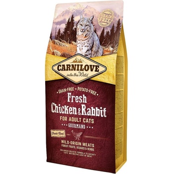 Carnilove Fresh Chicken & Rabbit for Adult Cats 6 kg