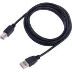 SBOX Кабел SBOX USB-1015, от USB A(м) към USB B(м), 5m, черен (USB-1015)