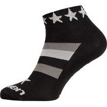 Eleven ponožky Luca STAR WHITE černá/bílá