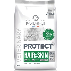 Pro-Nutrition Protect+ Cat Hair & Skin суха лечебна храна за котки 2 кг