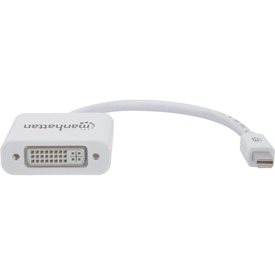 Manhattan Преходник Manhattan, от Mini DisplayPort(м) към DVI(ж), бял