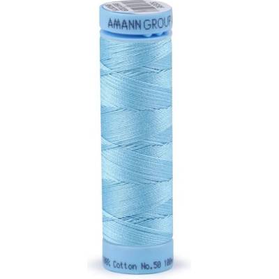 Bavlněné nitě 100 m Etiketní č.50 Triana Amann 0272 Placid Blue