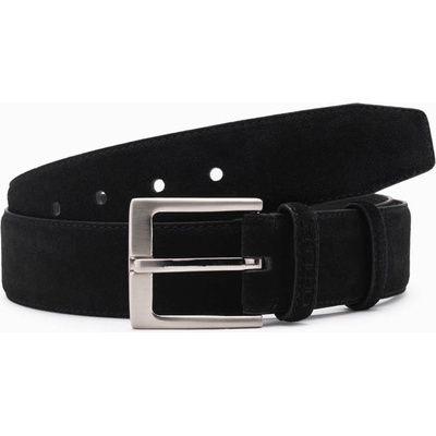 Ombre Clothing Мъжки едноцветен колан от естествен велур черен Ombre Clothing Ombre Clothing | Cheren | МЪЖЕ | 75-90
