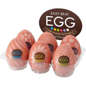 TENGA - мастурбатор яйце комплект - по-силен - 6 броя