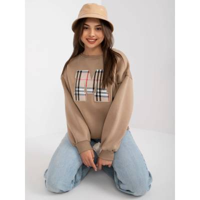 Ex Moda Sweatshirt-EM-BL-U617.95-dark beige