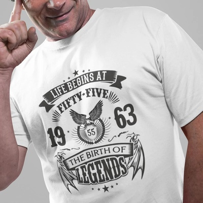 Art gift Тениска с печат - Life begins at